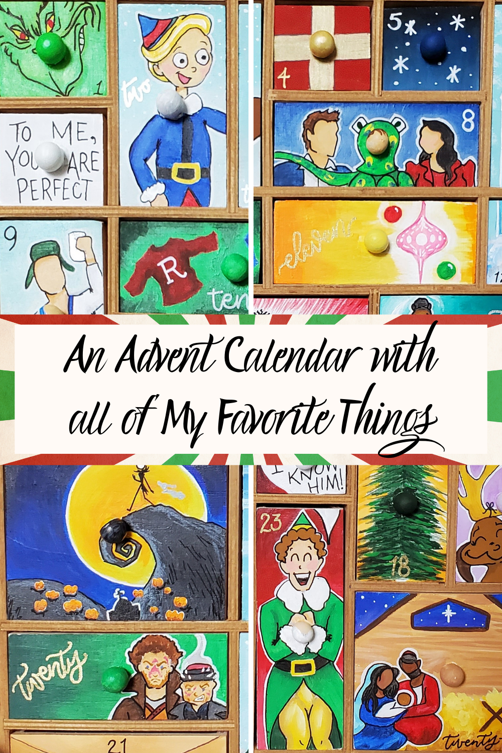 DIY Pop Culture Advent Calendar: One of My Favorite Holiday Projects EVER!